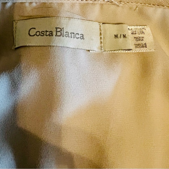 Costa Banka Anthropology, Sleeveless Dress, size medium, cream and gray - Picture 6 of 9